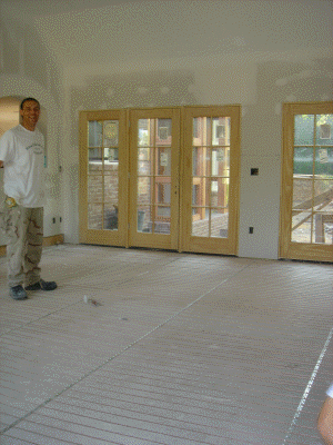heated floor
